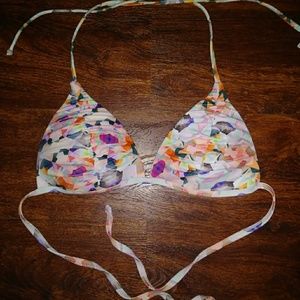 Xhiliration Padded Bikini Top NWOT